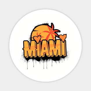 miami street Magnet